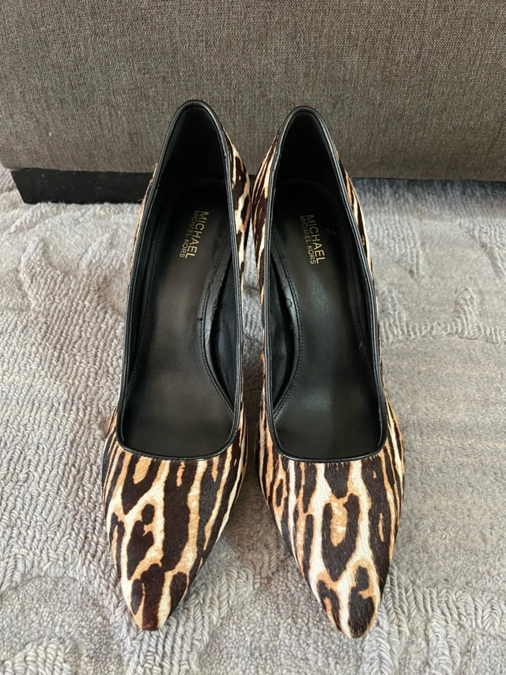 Michael Kors Dorothy Flex Pump Tiger Animal Print Calf Hair Heels 8M
